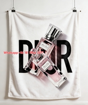 Miss Dior Perfume Flannel Sofa Throw Blanket D323